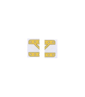 Single opened braced girder 25 h yellow