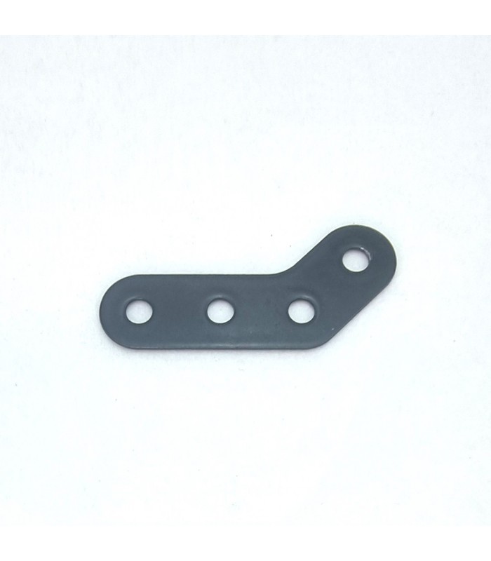 Obtuse corner bracket 4 holes shiny black Obtuse corner bracket 4 holes shiny black