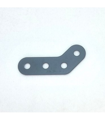 Obtuse corner bracket 4 holes grey F1
