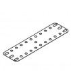 Metal flexible plate 3x11h (140x40mm) silver grey