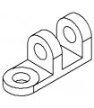 Plastic fixed double bracket copper