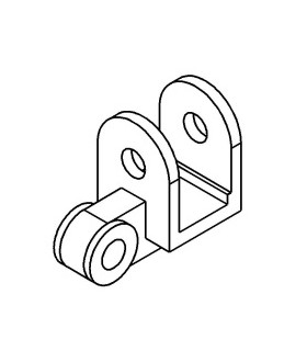 Plastic guidance box grey