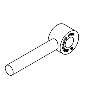 Plastic mini shock absorber blue