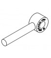 Plastic mini shock absorber blue