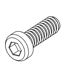 Vis 6 pans 12mm zn
