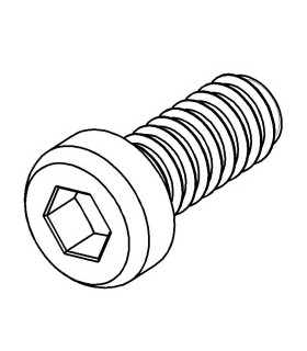 Allen bolt 6 sections 9,5 mm zn