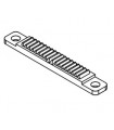Rack strip smoothed grey