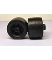 Roue ø 25 mm largeur 17 mm caoutchouc