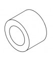 Mini plastic washer spacer black
