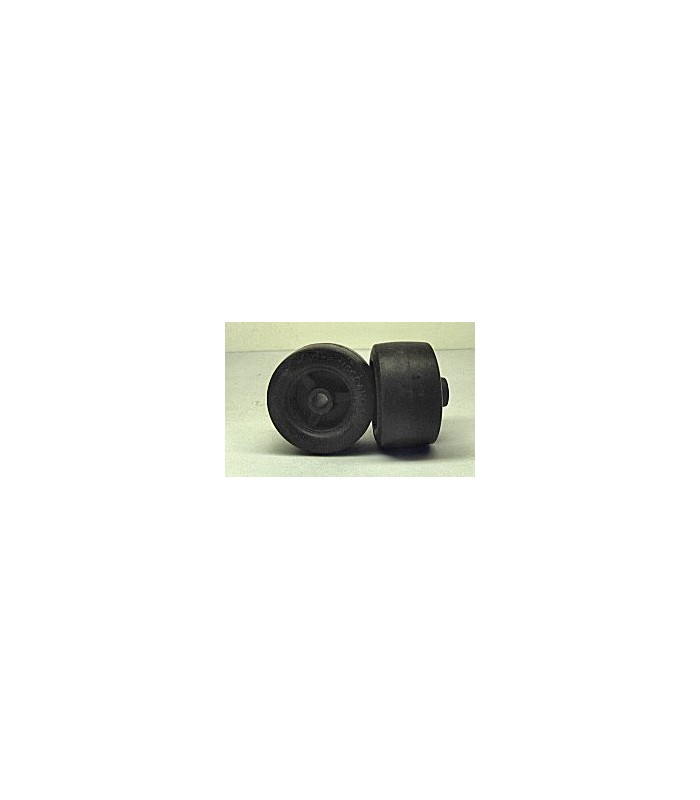 Roue ø 25 mm largeur 14 mm caoutchouc Roue ø 25 mm largeur 14 mm caoutchouc