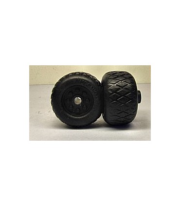 Roue ø 28 mm largeur 15,9 mm caoutchouc