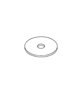 Washer ø 19 mm red