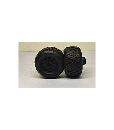 Roue ø 25 mm largeur 13,9 mm caoutchouc