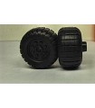 Roue ø 28 mm largeur 15,9 mm caoutchouc