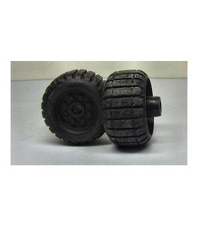 Roue ø 25 mm largeur 13,9 mm caoutchouc