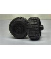 Roue ø 25 mm largeur 13,9 mm caoutchouc
