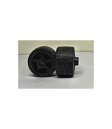 Roue ø 25 mm largeur 15 mm caoutchouc