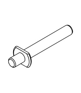 Shoulded pin changed nickel-plated appearance without nut