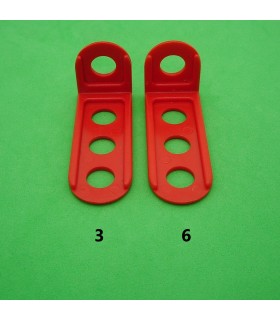 Mj angle bracket 3 x 1 light red