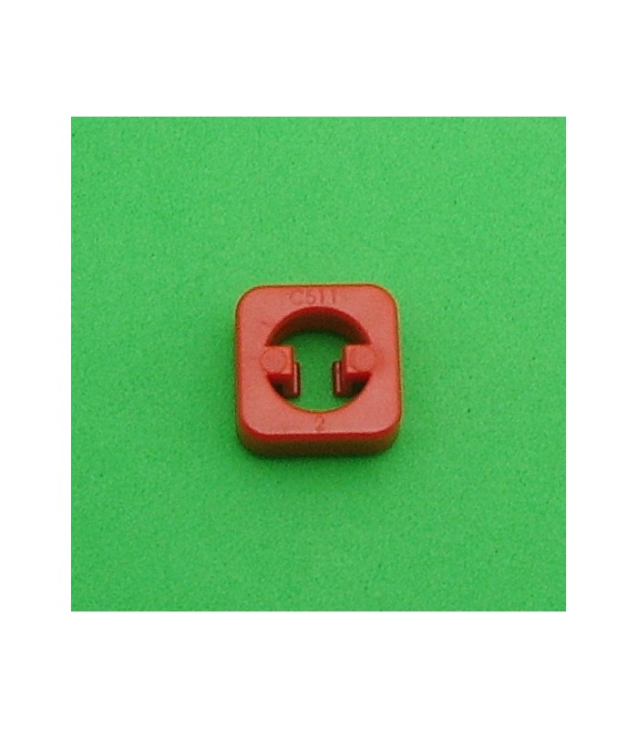 Mj notched square nut for picht 1,98mm red Mj notched square nut for picht 1,98mm red