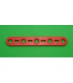 Mj flat strip 5 holes light red