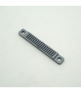 Cremaillere plane gris alu