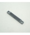 Rack strip smoothed aluminum grey