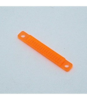 Rack strip smoothed transparent neon orange