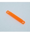 Rack strip smoothed transparent neon orange