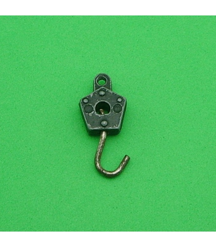 Small matte black rotating hook second hand