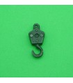 Small loaded hook matte black second hand
