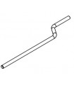 petite manivelle 90mm zn