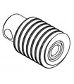 Worm gear left hand brass