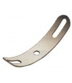 Bande cintree a glissiere 75mm zn