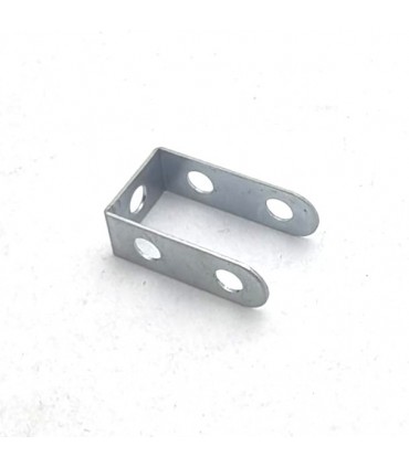 Narrow dbl bracket 26 x 12 mm zp