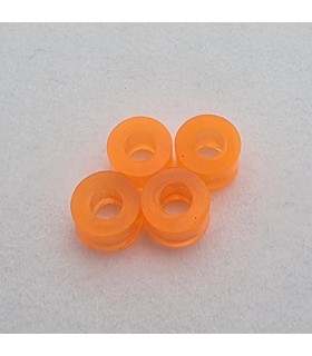 Entretoise orange fluo transparent (lot de 4) de seconde main