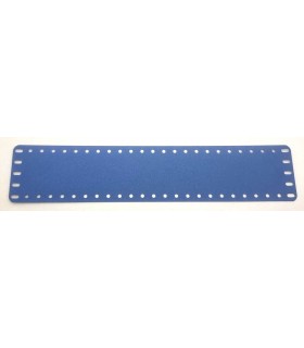 Metal strip plate (flexible) 5x25h blue glitter