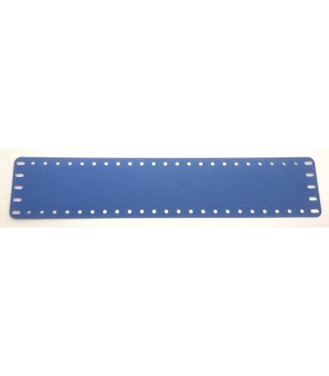 Plaque bande (flexible) métal 5x25tr bleu pailleté