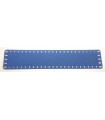 Plaque bande (flexible) métal 5x25tr bleu pailleté