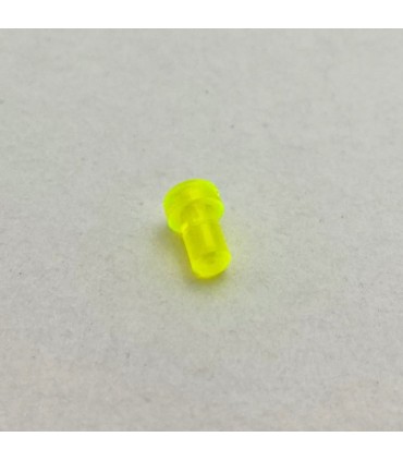 Borne jaune fluo transparent
