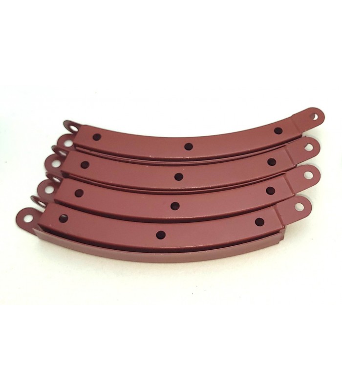 Channel segment burgundy red (pack of 8) Channel segment burgundy red (pack of 8)