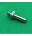 Threaded pin 19mm stainless steel with 1 welded nut