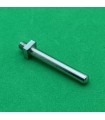 Cheville filetée 35.7mm inox avec 1 écrou soudé