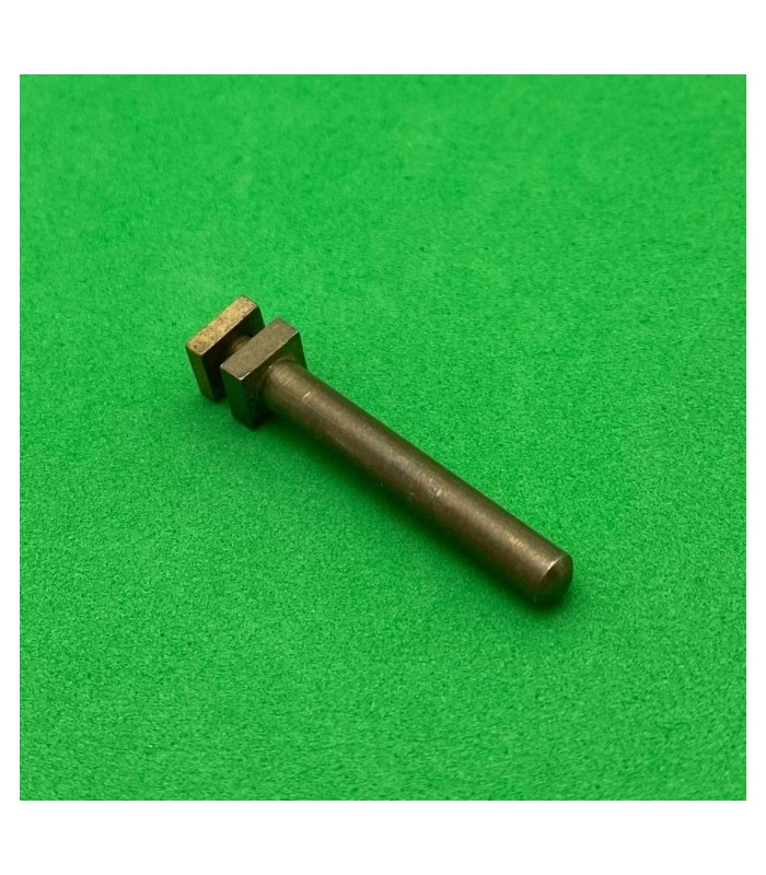 Cheville filetée 35.7 mm laiton 1 écrou soudé et 1 écrou Cheville filetée 35.7 mm laiton 1 écrou soudé et 1 écrou