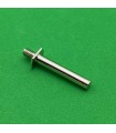 Shoulded pin changed nickel-plated appearance without nut