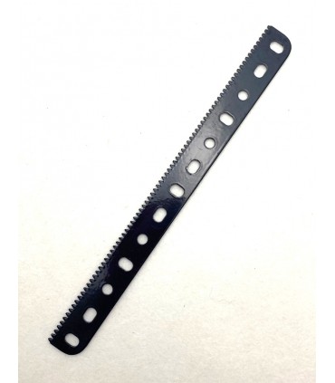Rack strip 13h (165 mm) bright dark grey