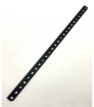 Rack strip 25h (317 mm) matte dark grey