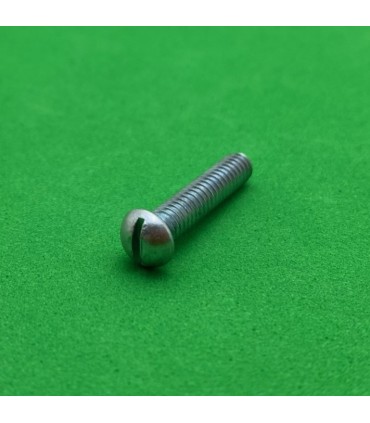Vis tête fendue bombée 19mm zn
