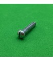 Vis tête fendue bombée 19mm zn