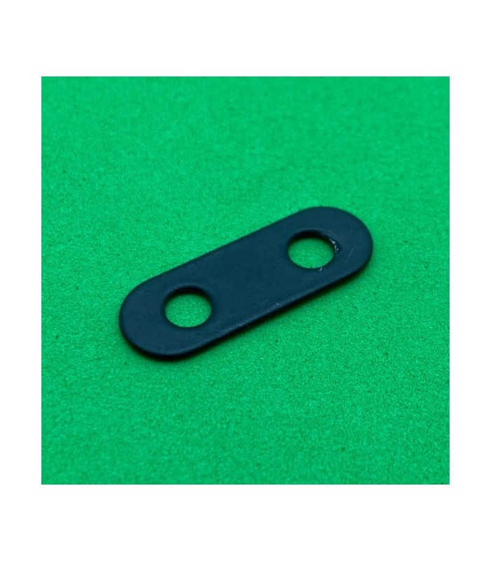 Narrow strip 2 holes matte black